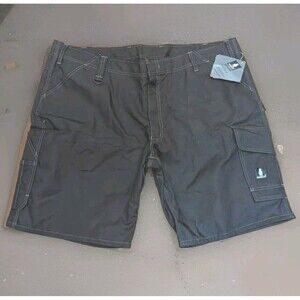 MASCOT CHARLEATON WORK SHORTS 10149-154 INDUSTRY MEN'S SZ 48.5 EU SZ C64 BLACK